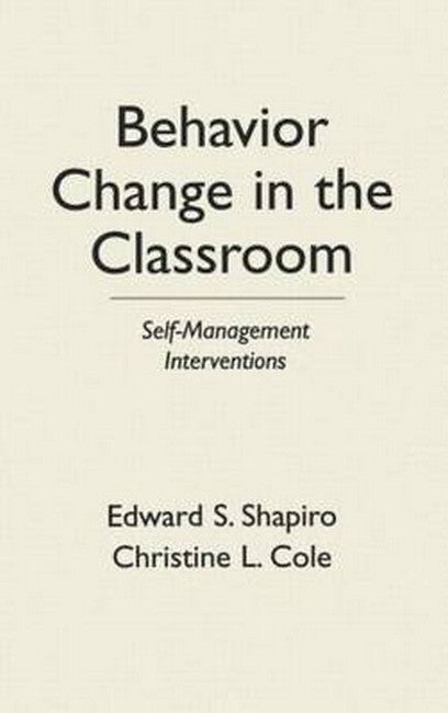 Behavior Change in the Classroom