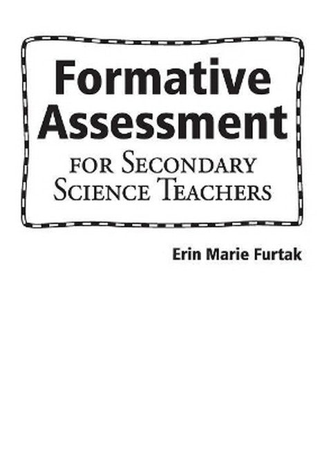 Formative Assessment for Secondary Science Teachers