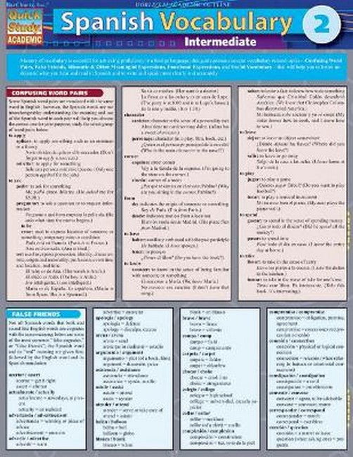 Spanish Vocabulary 2: Intermediate