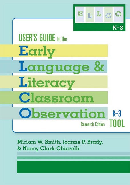 Early Language and Literacy Classroom Observation