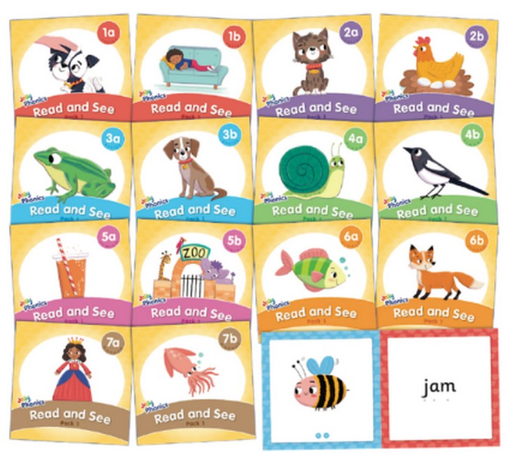 Jolly Phonics Read and See Pack 1